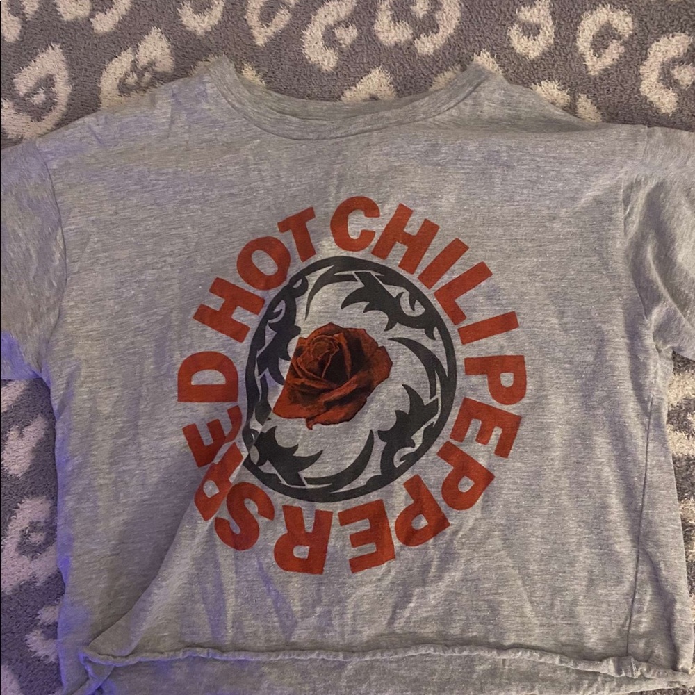 Red Hot Chili Peppers Band Crop Top